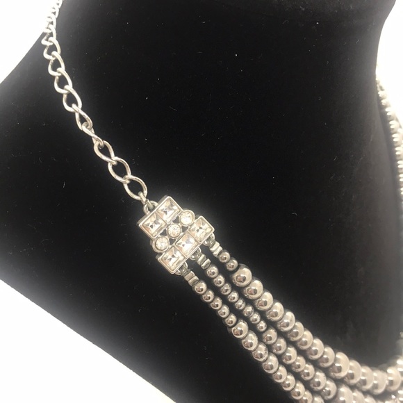 Lia Sophia 3 Strand Necklace - Picture 2 of 3